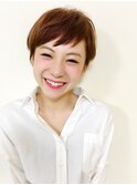 マッシュショート☆斜めショートバング