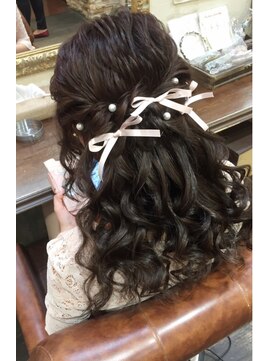 セットサロンエース(Set salon Ace) 波ウェーブハーフアップ☆