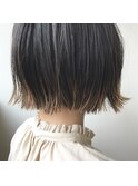 切りっぱなしボブ