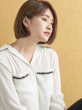 ミンクス 銀座店(MINX) 耳かけワンレンショートボブ