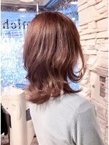 ミッシェル アフロート(michelle afloat)&nbsp;20代30代40代50代小顔ひし形くびれラフランダム外ハネミディアム