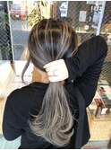 ☆バレイヤージュグラデーショングレー☆ブランシェ小牧具志