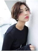 【morio札幌】人気ヘア大人かわいいショートボブ毛先パーマ