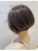 30代におすすめ！大人前下がりショートボブ　