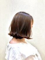 クオリス 上福岡店(QUALIS)&nbsp;外ハネ/ボブ/切りっぱなしボブ/ナチュラルブラウン/小顔/30代