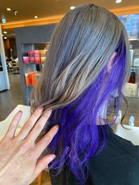 アイコニック 日進梅森台店(ICONIQ) インナーカラーパープル