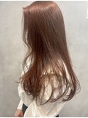 ブリーチなしorange/ロングレイヤー