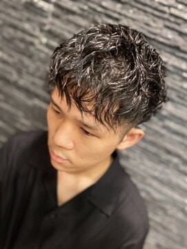プレミアムバーバー 赤坂店(PREMIUM BARBER produce by HIRO GINZA) ツイスパツーブロック【ヒロ銀座】赤坂/バーバー/パーマ