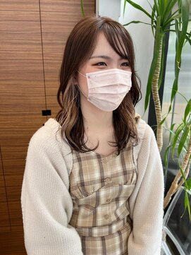 クリアーオブヘアー 一社店(clear OF HAIR) インナーミルクティー