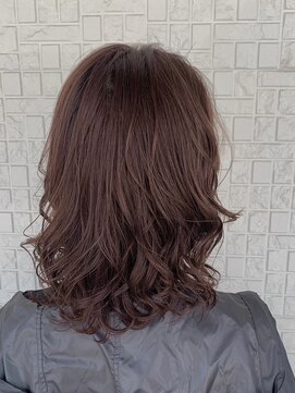 テラスヘア 新潟駅南(TERRACE hair) 女性らしいベリーピンクカラー