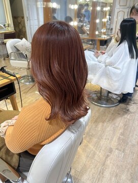 ネオリーブ チロル 横浜西口店(Neolive CiroL.) ピンク×オレンジで絶妙カラー♪♪