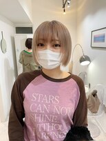 ローラン 国分寺北口店(Louran) ホワイトベージュダブルカラーインナーカラーケアブリーチ