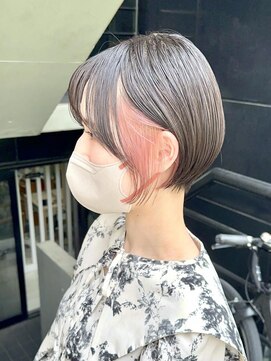 アクト(ACT) マニッシュショート/ピンクベージュ/ショートボブ