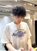 メンズパーマツイストスパイラルツイストツイストマッシュパーマ