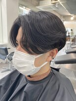 バイフィフス 原宿/表参道(by fifth)&nbsp;毛流れセンターパートニュアンスパーマツーブロック刈り上げ