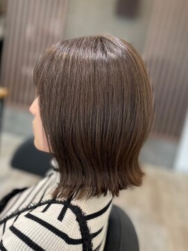 アトリエコア(Atelier Coa) ショートカットくびれショート前下がりボブベージュカラー