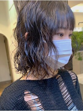 パークレーン アイス イヴェン(park lane ICI yeven) ボブパーマ ミディアム ロング ケアパーマ 矢場町 栄