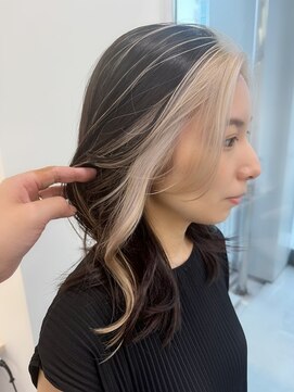 グーフィートーキョー 銀座(Goofy Tokyo) 【Goofy銀座】前髪無しフェイスフレーミング/エクリュホワイト