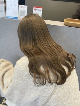 アルコイリスバイドールヘアー(ARCOIRIS by Dollhair) 都島/髪質改善/透明感カラー/ミルクチョコレート/波巻き