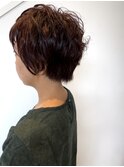 くびれショート/20代30代40代/グレーカラー