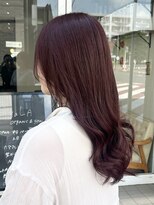 アヤラ オーガニックアンドスパ 東船橋店(AYALA) 【江添茉友】ピンクベージュ/ロング/ブリーチ無しカラー