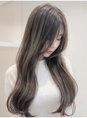 かき上げ韓国風レイヤー