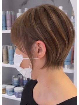 ヘアーサロングランデ(HAIR SALON GRANDE) ハイライトカラーミルクティーベージュレイヤーカット