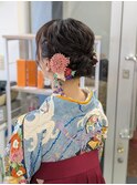 ゆるふわ編み込みアレンジ