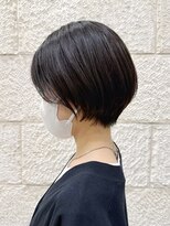ハピネス 河原町店(Happiness)&nbsp;丸みショート　顔まわりカット　京都美容室　進詩織