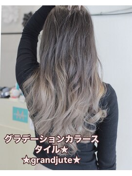 グランジュテ(grandjute) イルミナカラー★ハイライト★白髪ぼかし★インナーカラー