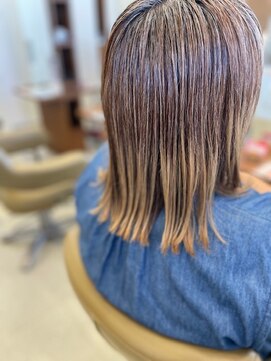 ヘアー ラヴワン 大間々(hair love One) 白髪ぼかし