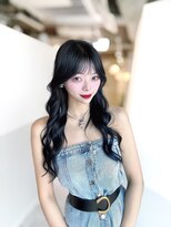 アマトウキョウ アユンチェ(AMA TOKYO×AYUNCHE) 韓国ヘア 2wayバング レイヤーカット くびれヘア 顔周り