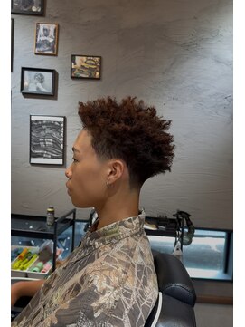 ブラックチョコレート(black chocolate) 針金パーマ(スパイキーアフロ)