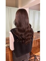 ケアリー 調布(Carelly)&nbsp;大人かわいいココアブラウンフリンジウェーブ