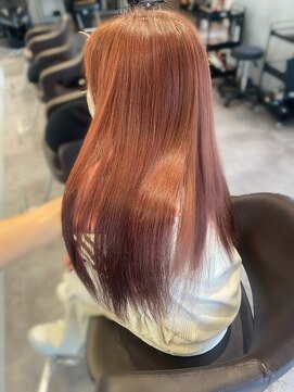 シー(SEA) ブリーチ無しダブルカラー/ショコラピンクカラー