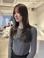 サークル(CIRCLES) ロングレイヤー×ダークアッシュグレー