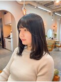 ミディアム/韓国風/レイヤーカット/顔回りカット/柏駅