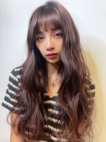 リークフー(Ree cu fuu)&nbsp;大人可愛い髪質改善カラーピンクベージュ艶感ヨシンモリ韓国