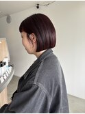暖色ボブ
