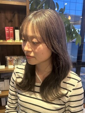 リドルヘアー 石井町店(Riddle HAIR) グレージュラベンダーグレーラベンダーアッシュ