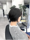【qumu MARIKO】ショート×白髪染めカラー