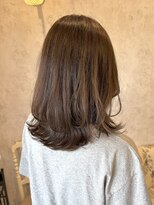 ディーヴァヘアーエズ(DIVA hair Eze) ブリーチなしカラー×レイヤーボブ×くすみベージュで透明感