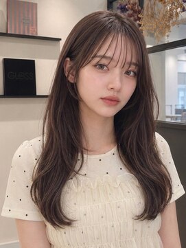 ユーフォリア 青山(Euphoria) 大人美人アッシュオリーブショコラアッシュ韓国風巻きモテ髪