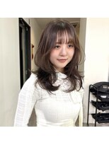 ニコ シモノセキ(NIKO Shimonoseki)&nbsp;【NIKO】 くびれレイヤー.ブリーチなしダブルカラーグレージュ