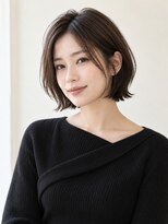 チャチャブラン アミー(cha-cha Blanc Amie)&nbsp;耳かけで楽しむコンパクトくびれボブ
