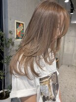 ルーフ 町田店(LUFE)&nbsp;ミルクティーブラウン×ミディアムレイヤー