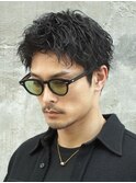 ニュアンスパーマダウンバングルーズショートアクティブショート