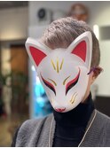 【中野coma】シャギーショート_こなれミディホワイトグレージュ