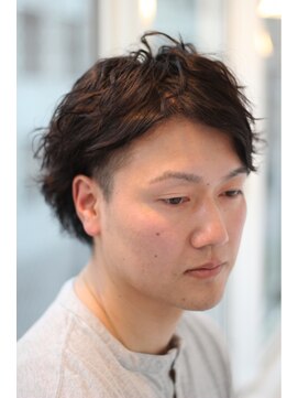 エン(en) ツーブロックパーマスタイル