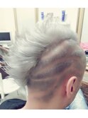 メンズシルバーヘアー♪